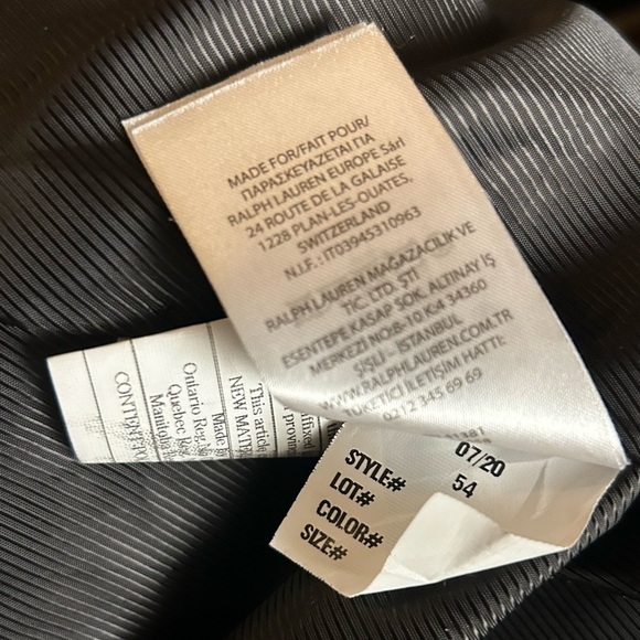 Lauren Ralph Lauren Gray Wool Blend Long Coat Size 16 - Picture 6 of 7